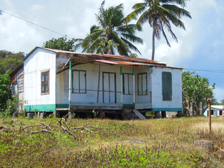 Fototapeta na wymiar house Corn Island Nicaragua Central America