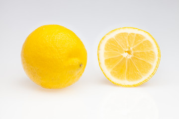découpe citron jaune