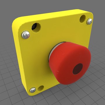 Big industrial button