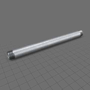 30 cm straight steel pipe