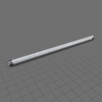 50 cm straight steel pipe