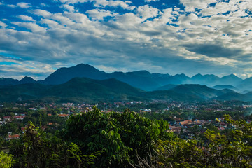 vibrant country skyline asia
