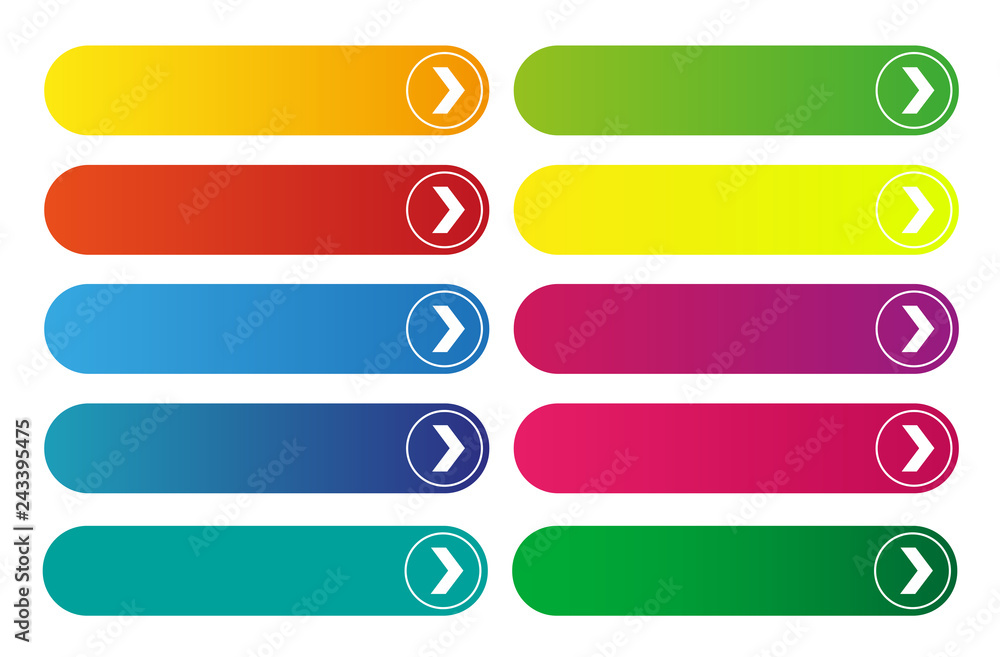 Aufkleber empty web button vector