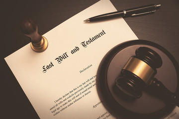 Last Will and Testament concept