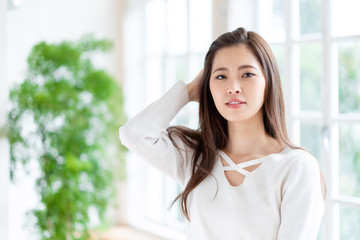attractive asian woman beauty image