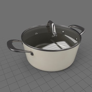 Large saucepan with lid