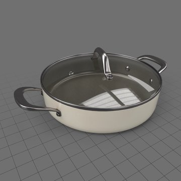 Dutch oven pan with lid