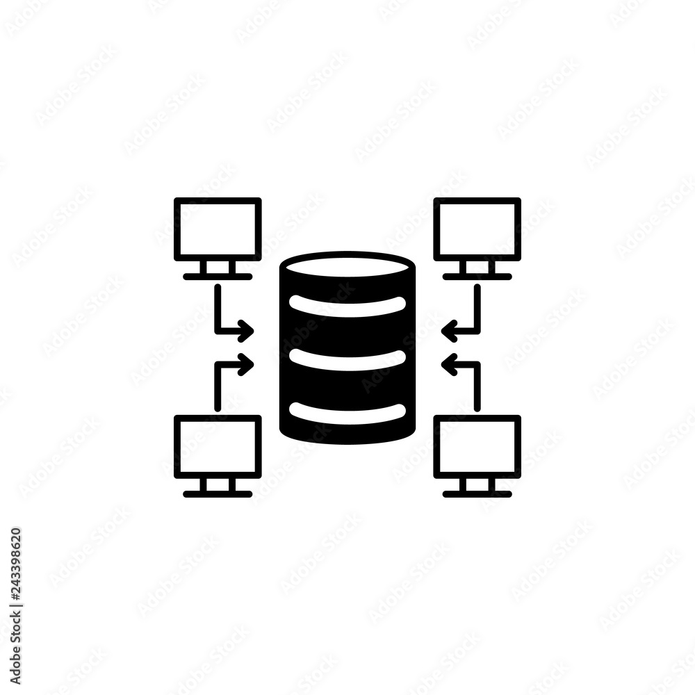 Aufkleber data technology icon. element of harmful things icon for mobile concept and web apps. detailed data 