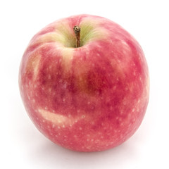 Red apple isolated on white background