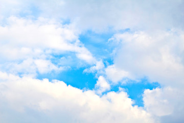 blue sky with cloud