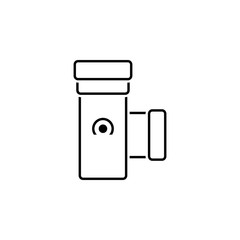 pipe, sewer, abs, drain icon. Element of plumbing and heating icon for mobile concept and web apps. Detailed pipe, sewer, abs, drain icon can be used for web and mobile