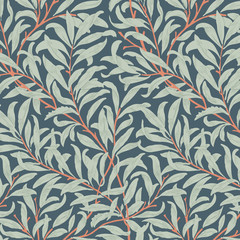 Image of Willow Bough by William Morris (1834-1896). Original from the MET Museum. Digitally enhanced by rawpixel. printed on Printed Glass Splashbacks