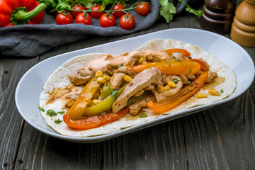 fajitas with chicken