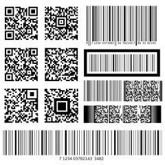 Barcode and QR code collection