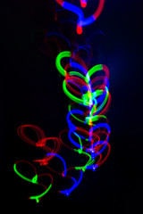 Defocus vertical hearts bokeh heart background texture wallpaper for desktop