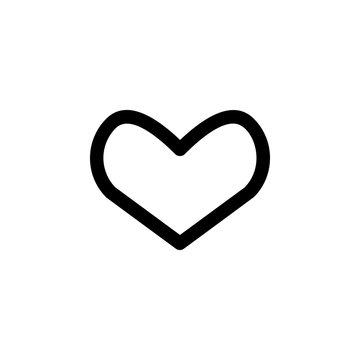 heart outline icon. Element of Valentine's Day icon for mobile concept and web apps. Detailed heart outline icon can be used for web and mobile