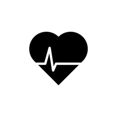 heart flat icon. Element of Valentine's Day icon for mobile concept and web apps. Detailed heart flat icon can be used for web and mobile