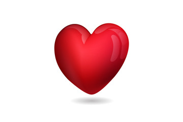 Heart love logo vector