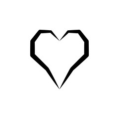 heart hand drawn icon. Element of Valentine's Day icon for mobile concept and web apps. Detailed heart hand drawn icon can be used for web and mobile