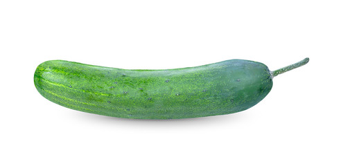 Cucumber isolated on white background. with clipping paths.