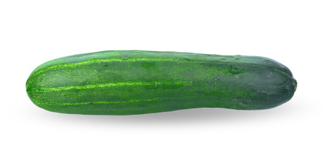 Cucumber isolated on white background. with clipping paths.