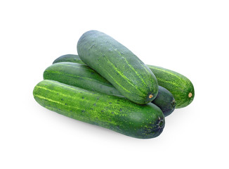 Cucumber isolated on white background. clipping path.