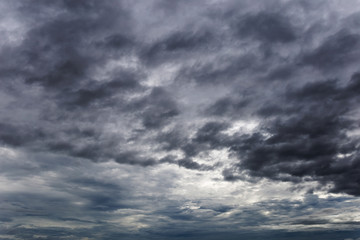 Black clouds. Rain Clouds on the sky