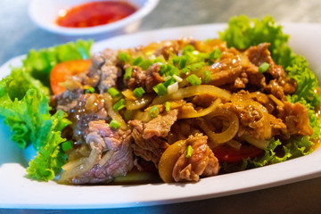 “Lok Lak” traditional recipe from Cambodia