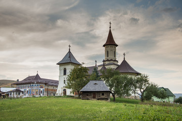 Fototapeta na wymiar Romania, Humor Monastery,2017,