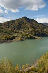 The Lake of Siriu and the Teherau Rocks Viaduct, Buzau.2017