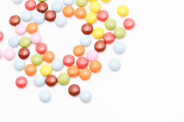 ハート　カラフル　チョコレート