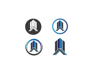 real estate vector template logo