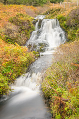 Waterfall in Highlands of Scotland