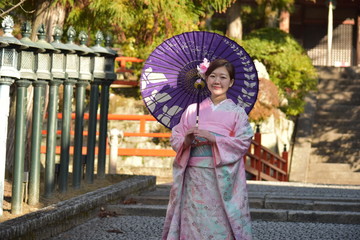 Fototapeta premium 振袖ロケーション撮影