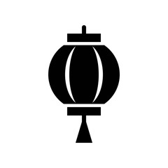 Chinese lantern vector, Chinese New Year related solid style icon