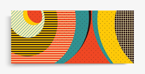 Cover design template. Abstract colorful geometric design. Vector illustration. Can be used for advertising, marketing, presentation. - obrazy, fototapety, plakaty