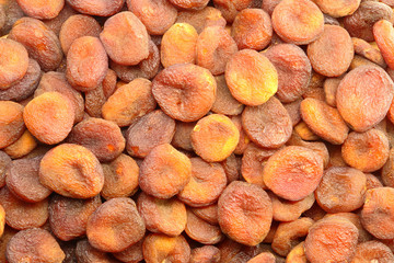 Stack of Sundried Apricots