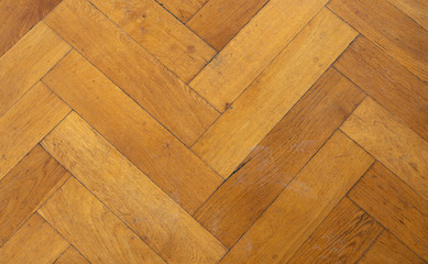wooden floor background - herringbone parquet background