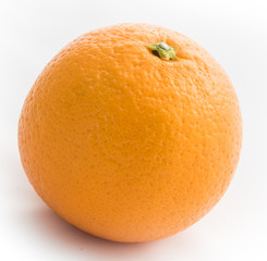 Ripe mandarines isolated on a white background