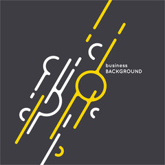 Abstract geometric background. Poster with the flat figures.