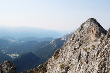The top of Karwendel, Mittenwald, Germany