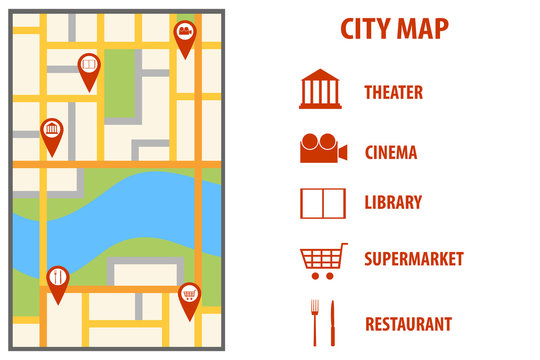 City Map Vector Images Browse 13 Stock Photos Vectors And Video Adobe Stock