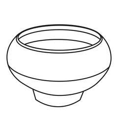  isolated clay pot of sketches