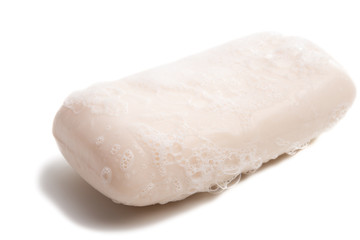 white soap isolated