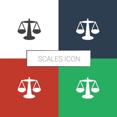 scales icon white background