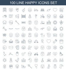 Fototapeta na wymiar happy icons