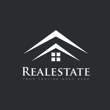 Real estate logo and icon vector design template