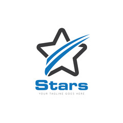 star logo and icon vector illustration design template
