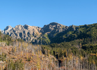  Valley of Five Spis Lakes. High Tatra Mountains, Slovakia.
