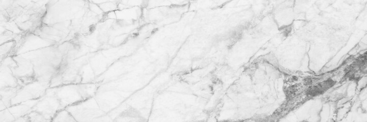 panoramic white background from marble stone texture for design - 243442622